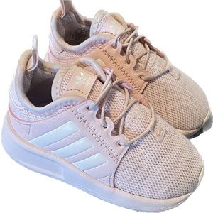 Pink adidas size 5.5 toddler
